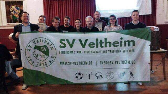 Jahreshauptversammlung des SV Veltheim mit Rückblick auf ein erfolgreiches Vereinsjahr